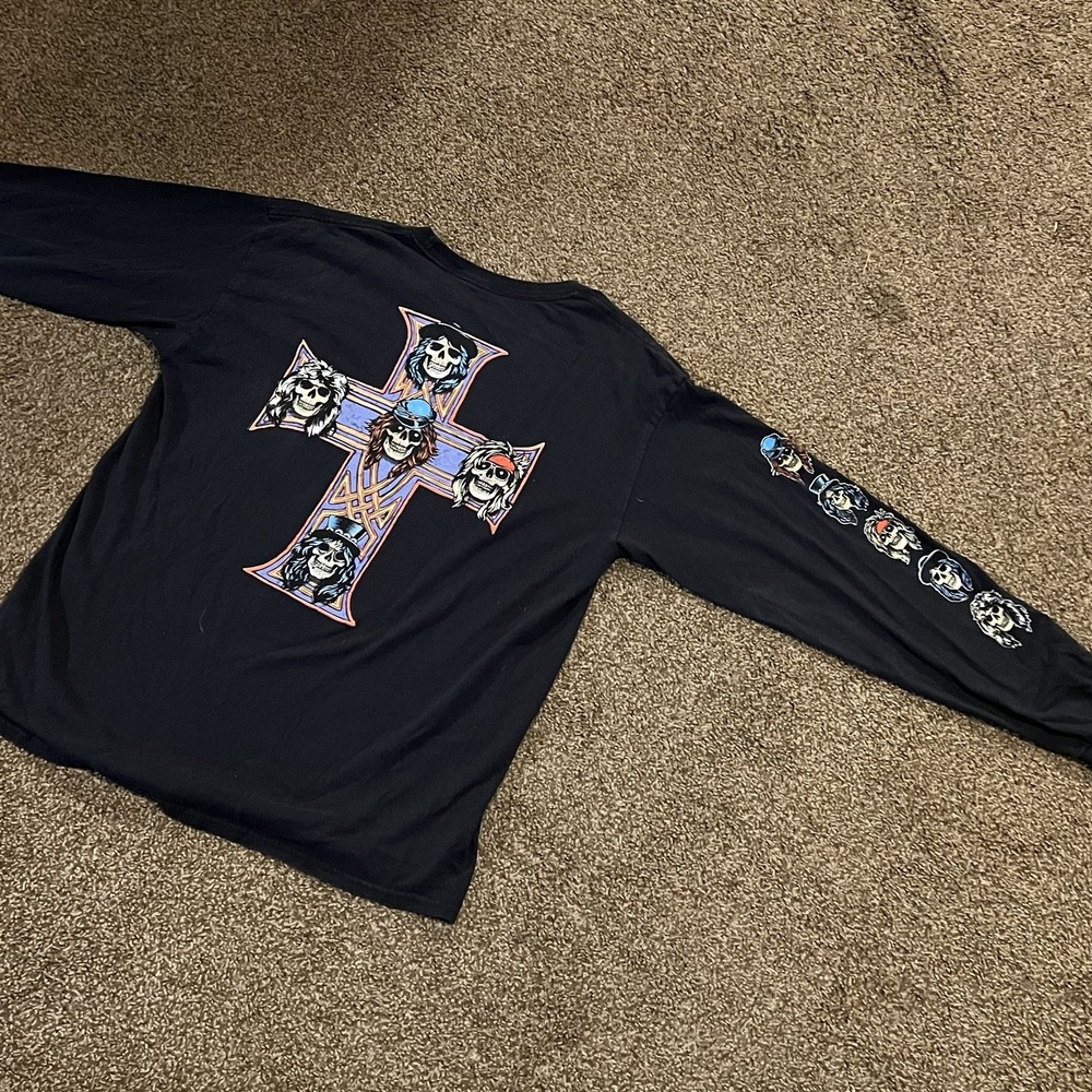 Guns N Roses Long Sleeve Shirt Large Appetite For Destruction Japan88 Graphic